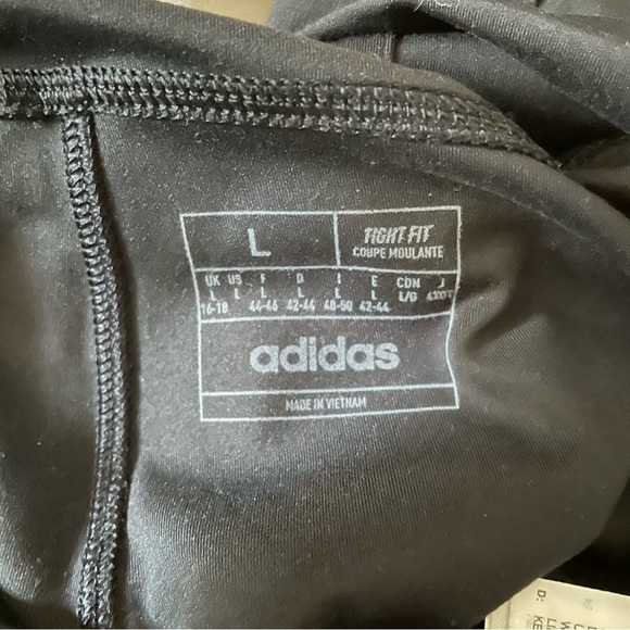 EUC Black Adidas Aeroready Leggings - Picture 5 of 6